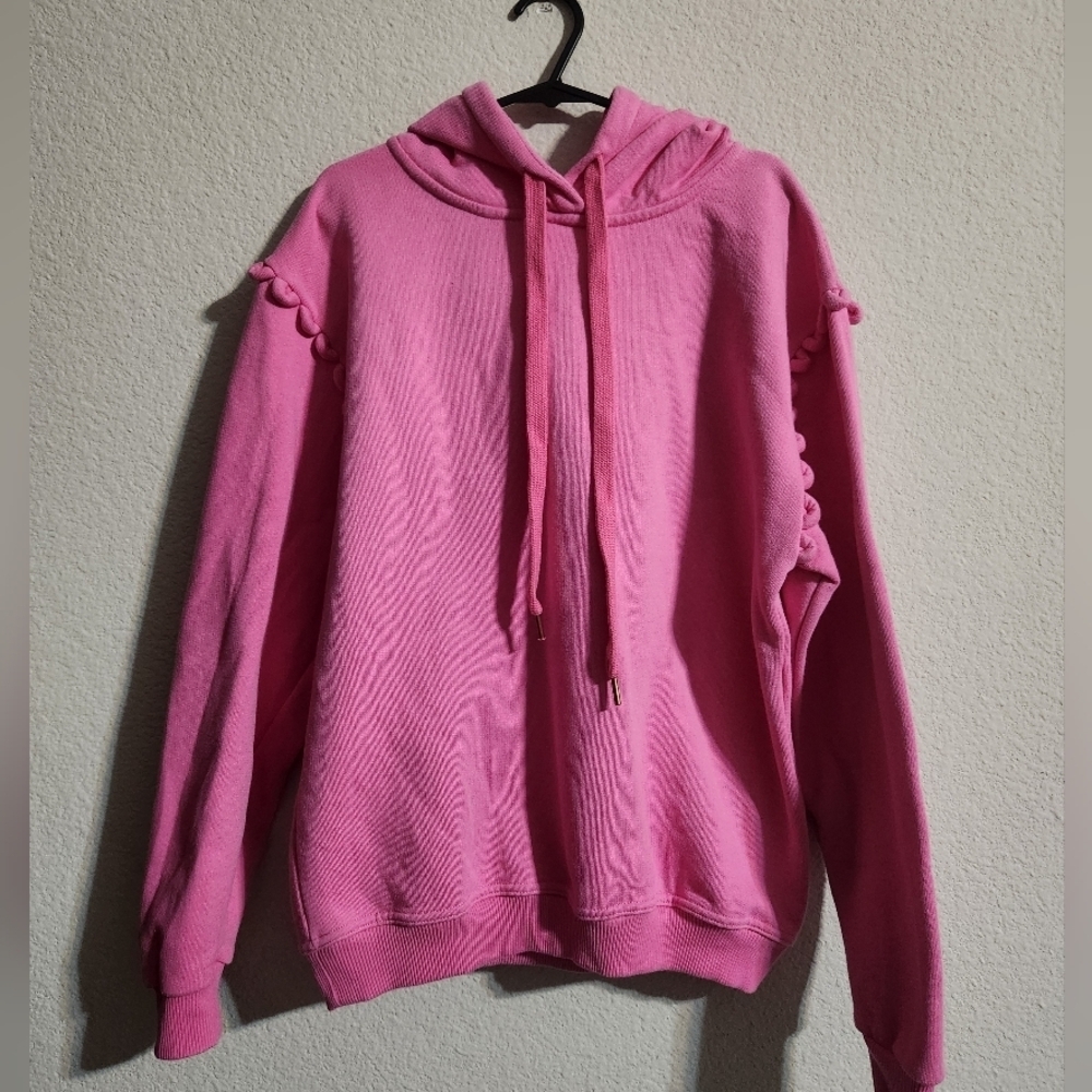 See by Chloe Women’s Hoodie pullover sweater Carmin rose size XS